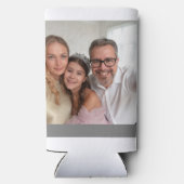 Personalized 2 Photo Template Double Sided Can Coo Seltzer Blikjeskoeler (Achterkant)