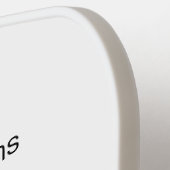 Personalized 2 Photo with Monogram & Family Name Pickleball Paddle (Links Detail)