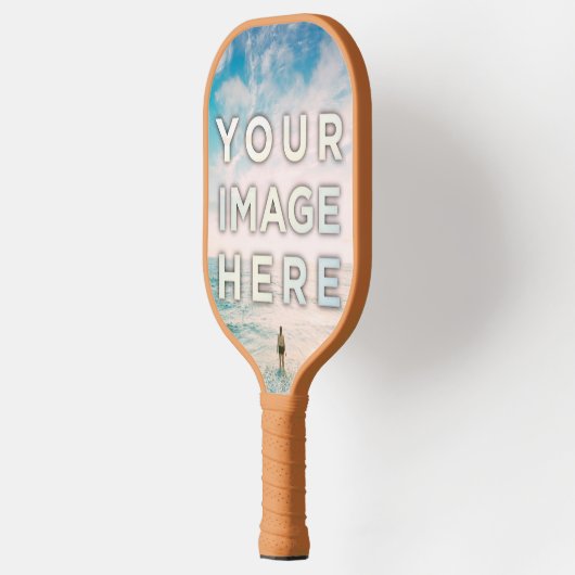 Personalized 2 photos Cool Simple Pickleball Paddle (Links)