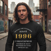 Personalized 30th Birthday 1996 Add Name T-shirt