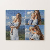 Personalized 3 Photo Collage Jigsaw Puzzle Legpuzzel (Horizontaal)