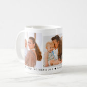 Personalized 3 Photo First Mother's Day Koffiemok (Voorkant links)