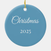 Personalized 3D Polar Bear  Keramisch Ornament (Achterkant)