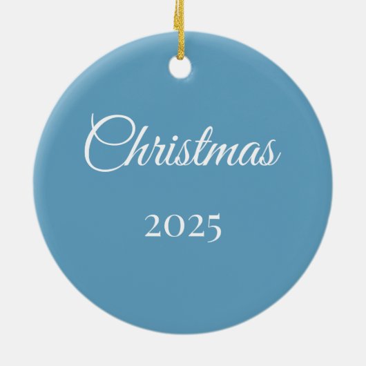 Personalized 3D Polar Bear Keramisch Ornament (Achterkant)