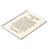 Personalized 40th Birthday Notitieboek (Linkerzijde)