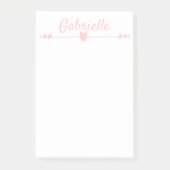 PERSONALIZED 4 x 6" naam Post-it notes (Voorkant)