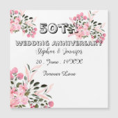 Personalized 50th Anniversary golden Wedding card (Voorkant)