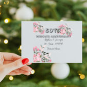 Personalized 50th Anniversary golden Wedding card