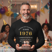 Personalized 50th Birthday 1976 Add Name T-shirt