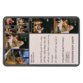 Personalized 50th Birthday Photo Collage Flexible Magneet (Horizontaal)