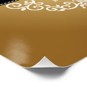 Personalized 50th Wedding Anniversary, Geese Perfect Poster (Hoek)