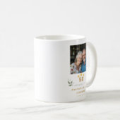Personalized 50th Wedding Anniversary Mug Koffiemok (Voorkant rechts)