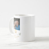 Personalized 50th Wedding Anniversary Mug Koffiemok (Voorkant links)