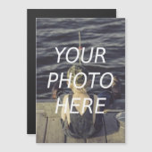 Personalized 5x7 Custom Photo Magnet Refrigerator  (Voorkant / Achterkant)