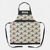 Personalized 60s Music Inspired Pattern Design Schort (Voorkant)