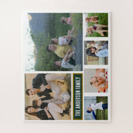Personalized 6‑Photo Family Name - Gift  Legpuzzel