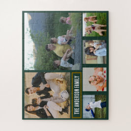 Personalized 6‑Photo Family Name - Gift  Legpuzzel