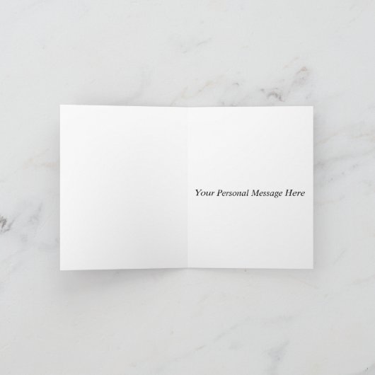 Personalized 70 years old card kaart (Binnen)