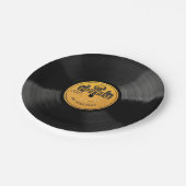 Personalized 78 Vinyl Record Design Paper Plates Papieren Bordje (Gekanteld)