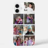 Personalized 7 Photo Collage Case-Mate iPhone Case (Achterkant)