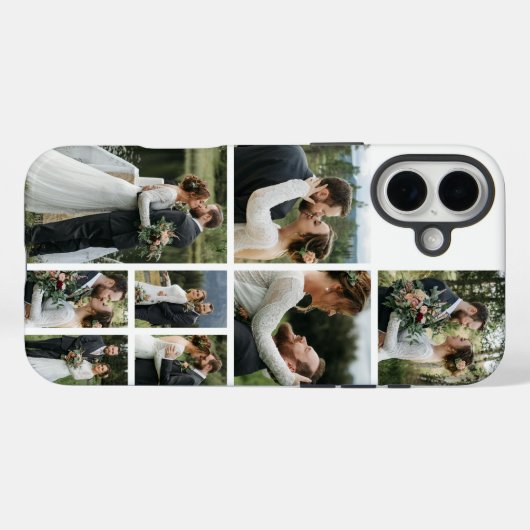 Personalized 8 Photo Collage Case-Mate iPhone Case (Achterkant (horizontaal))