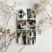 Personalized 8 Photo Collage Case-Mate iPhone Case