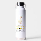 Personalized 911 Dispatcher Goose With Headset Waterfles (Voorkant)