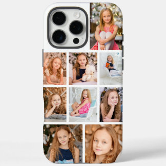 Personalized 9 Photo Collage iPhone 16 Pro Max Hoesje