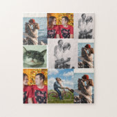 Personalized 9 Photo Collage Legpuzzel (Verticaal)