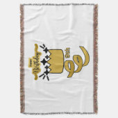  Personalized 9th Birthday King Crown Design Deken (Voorkant Verticaal)