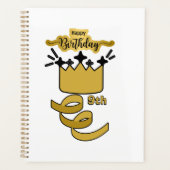 Personalized 9th Birthday King Crown Design Planner (Voorkant)