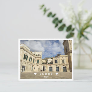 Personalized, a uitzicht Lecce, Puglia, Italy Post Briefkaart