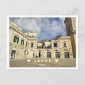 Personalized, a uitzicht Lecce, Puglia, Italy Post Briefkaart (Voorkant)