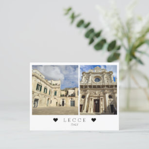Personalized, a uitzicht Lecce, Puglia, Italy Post Briefkaart