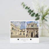 Personalized, a uitzicht Lecce, Puglia, Italy Post Briefkaart (Staand voorkant)