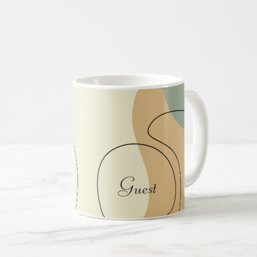 Personalized Abstract Mug Koffiemok (Voorkant rechts)