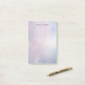Personalized abstract pastel aesthetic dot Grid  Post-it® Notes (Op bureau)