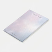 Personalized abstract pastel aesthetic dot Grid  Post-it® Notes (Schuin)