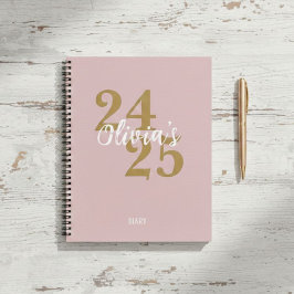 Personalized Academic Diary 2024-2025 Notitieboek
