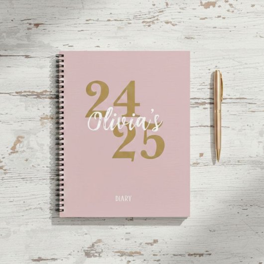 Personalized Academic Diary 2024-2025 Notitieboek