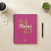 Personalized Academic Diary 2024-2025 Notitieboek