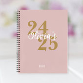Personalized Academic Diary 2024-2025 Notitieboek