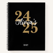 Personalized Academic Diary 2024-2025 Student Notitieboek (Voorkant)