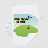 Personalized Ace Hole in One Golfhanddoek (Insitu)