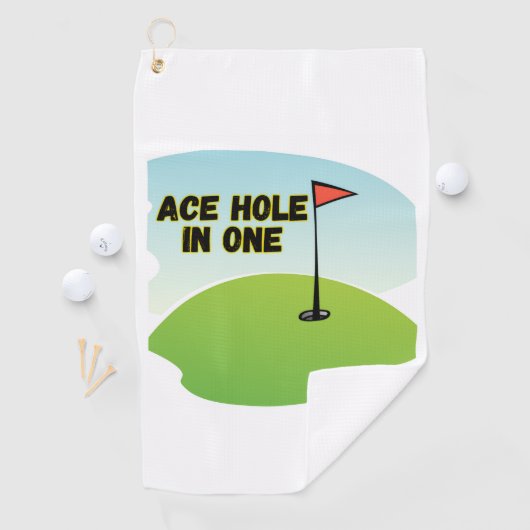  Personalized Ace Hole in One Golfhanddoek (Insitu)