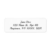 Personalized Address Labels Custom Name Stickers (Voorkant)