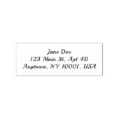 Personalized Address Rubber Stamp Custom Design Rubberstempel (Gestempeld)