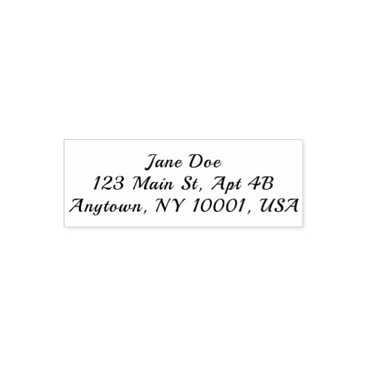 Personalized Address Self-Inking Stamp Custom Zelfinktende Stempel (Design)