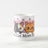 Personalized Adorable Cartoon Cat Coffee Cup Koffiemok (Center)
