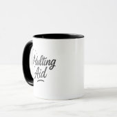 Personalized Adulting Aid Gift Coffee Mok (Voorkant links)